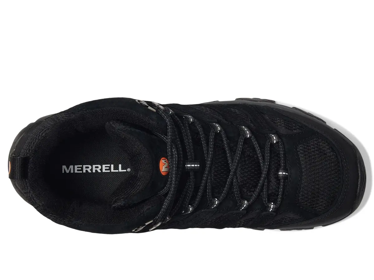 Merrell Moab 3 Mid Hiking Boot, Black Night, 14 Wide | Durable Comfort for Indian Trails - view 2