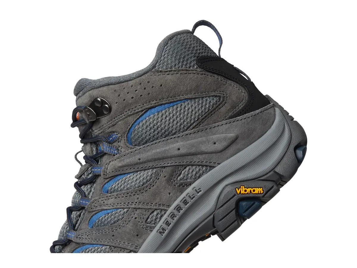 Merrell Men’s Moab 3 Mid Hiking Boot, Granite, 7 Wide | All-Day Comfort & Durability for Indian Trails - view 7