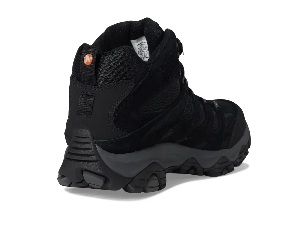 Merrell Men’s Moab 3 Mid Hiking Boot, Black Night, 10 Wide | Out-of-the-Box Comfort & Durability - view 7