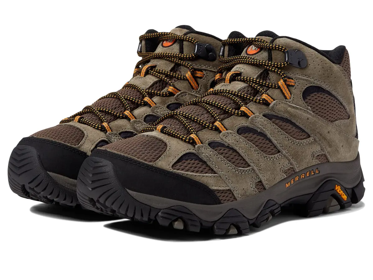 Merrell Men's Moab 3 Mid Hiking Boot, Walnut, 12.5 | All-Purpose Outdoor Footwear - view 8