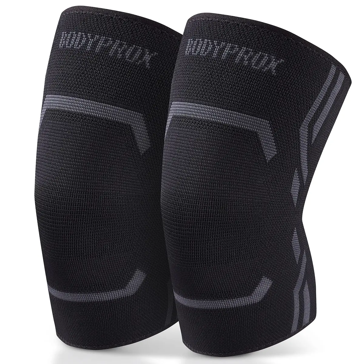 Bodyprox Knee Compression Sleeve for Men and Women (2 Pack) | Running & Workout Support - main product image