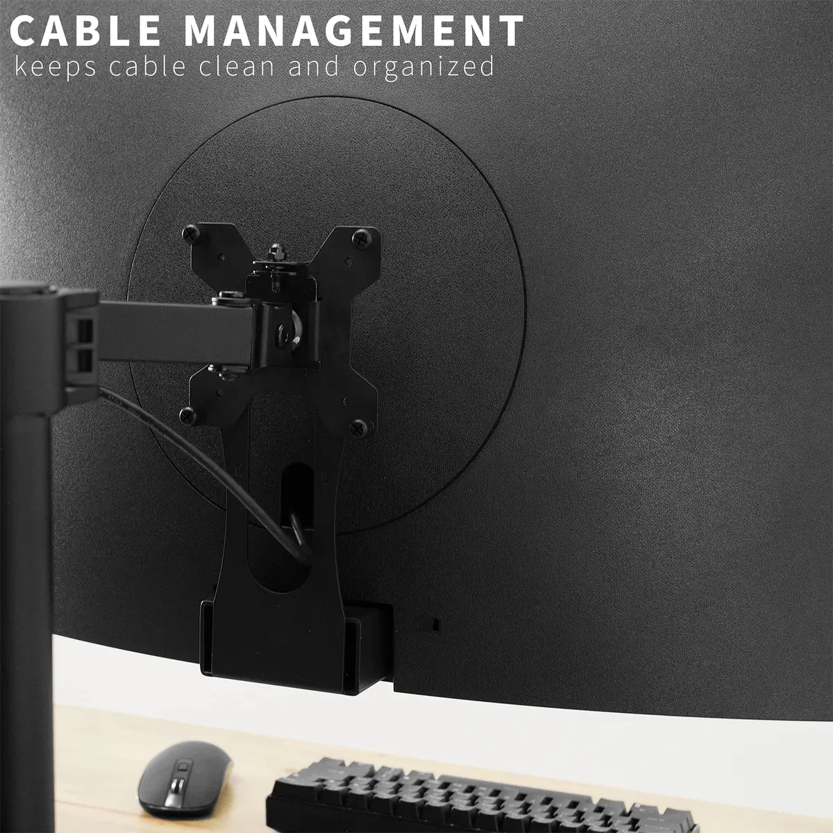 VIVO VESA Adapter for Samsung T55 Series Monitors | Steel, Black, 75x75/100x100mm - view 8