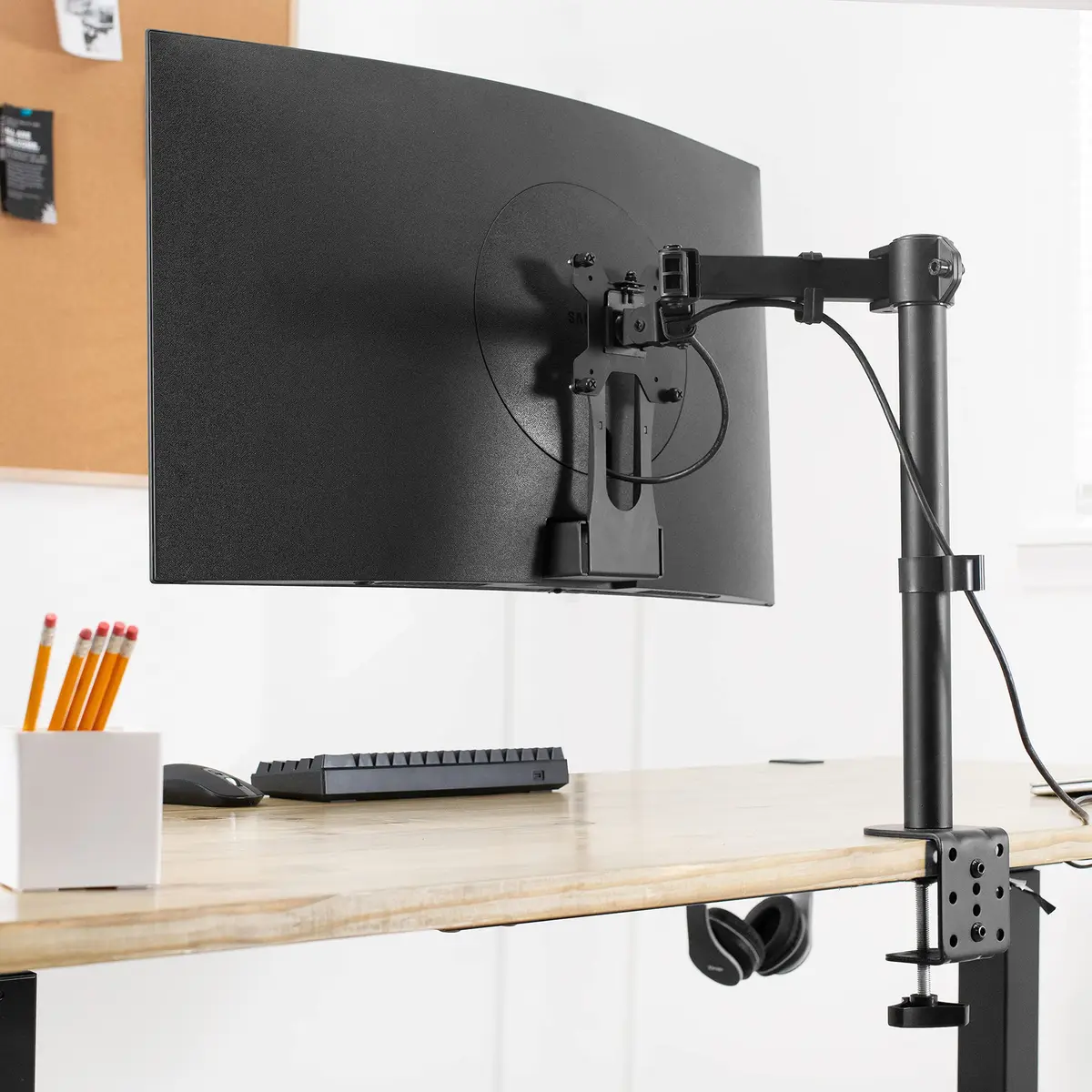 VIVO VESA Adapter for Samsung T55 Series Monitors | Steel, Black, 75x75/100x100mm - view 2