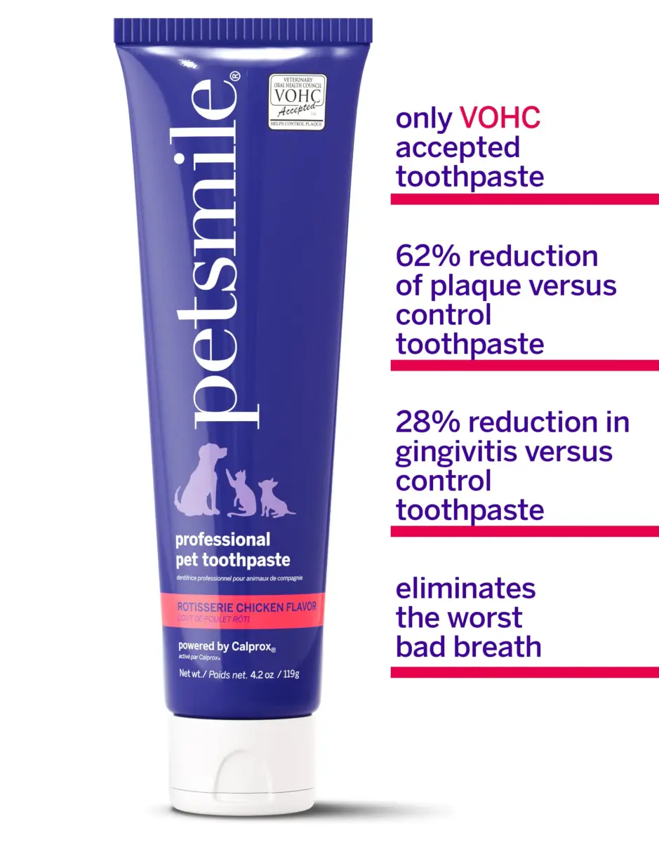 Petsmile VOHC Accepted Toothpaste, Rotisserie Chicken 4.2 Oz (119 g) | Clinically Proven Pet Dental Care - view 4
