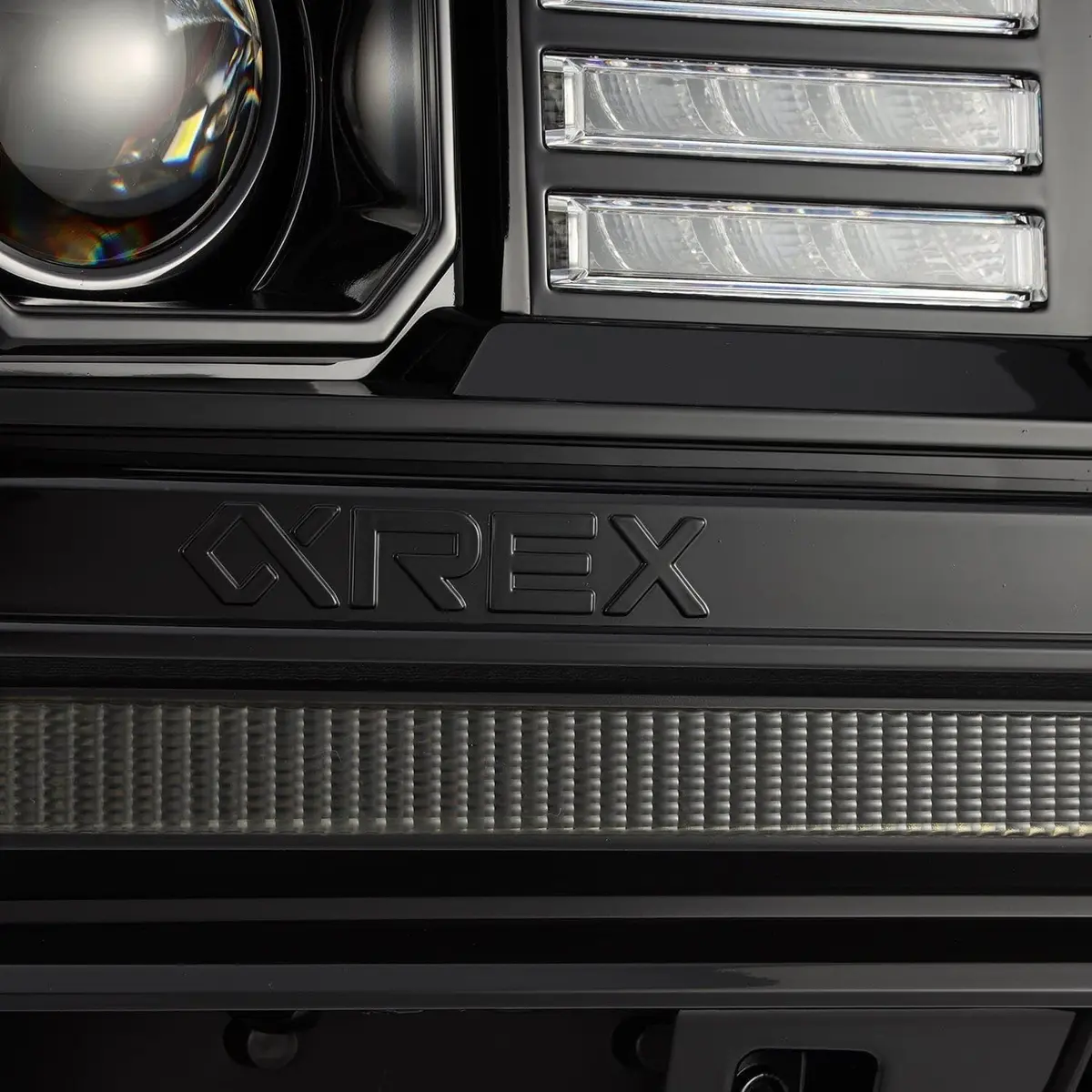 AlphaRex 880614 LUXX Series LED Projector Headlights Smoke | Full LED Technology for GMC Sierra 1500 - view 8