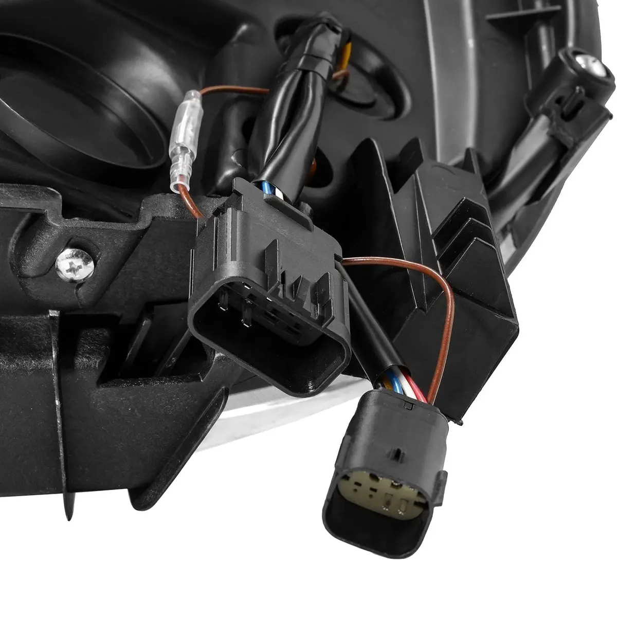 AlphaRex 880614 LUXX Series LED Projector Headlights Smoke | Full LED Technology for GMC Sierra 1500 - view 4