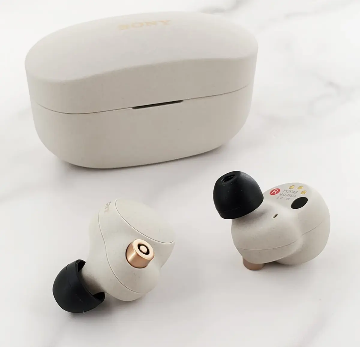 ALXCD Black Silicone Eartips for Sony WF-1000XM4 & WF-1000XM5 Earbuds | S/M/L 3 Pairs - view 4