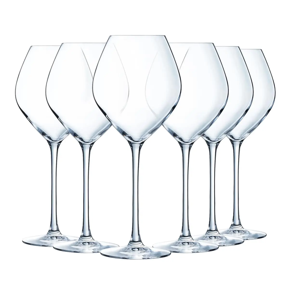 Chef & Sommelier Cheer Up Collection 6 Red Wine Glasses 55 cl | Modern, Elegant & Heavy Duty - main product image