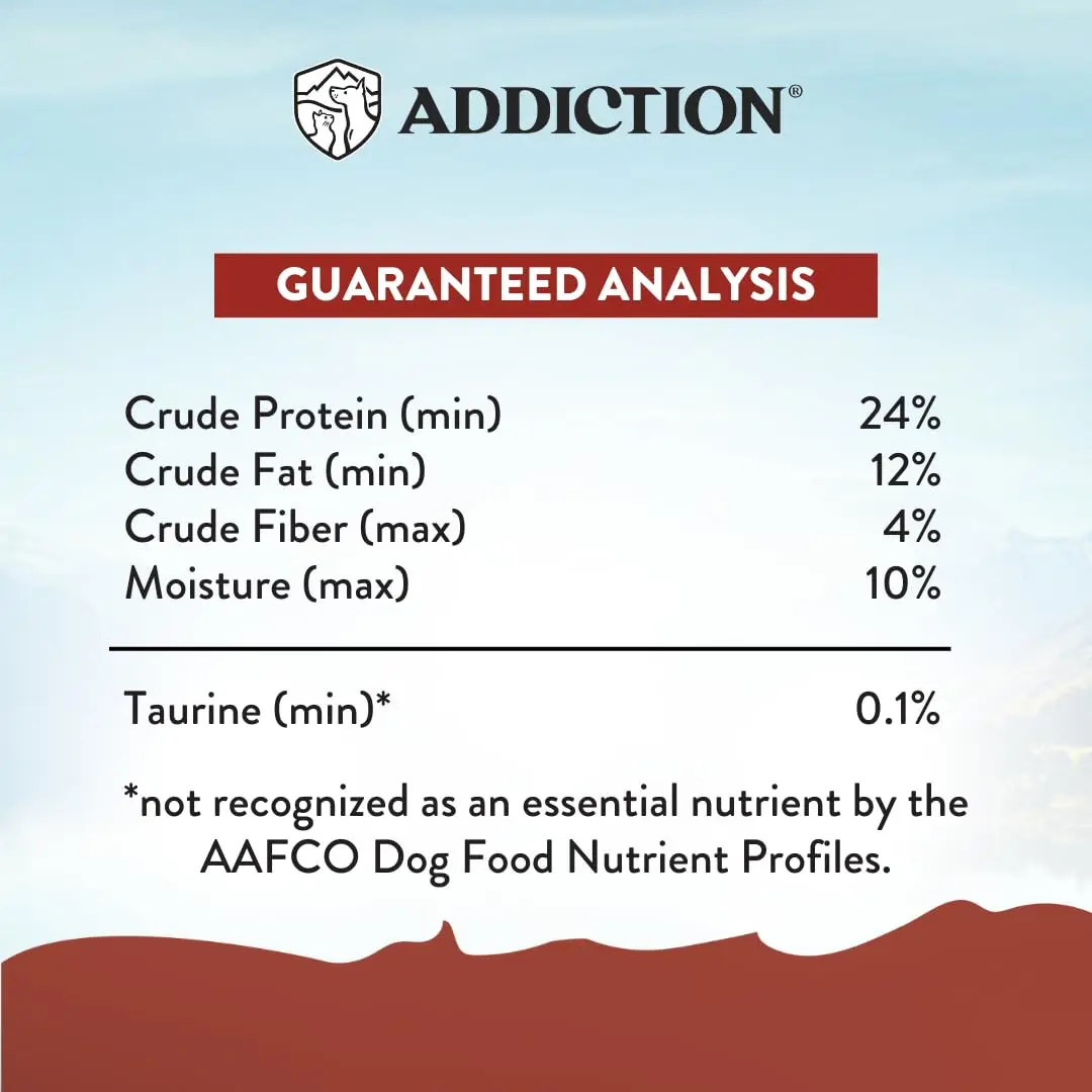 Addiction Viva La Venison Dog Food – Grain-Free Dry Dog Food with Novel Protein & Prebiotics, No Chicken, Beef, or Turkey – Made in New Zealand 4lb - view 6