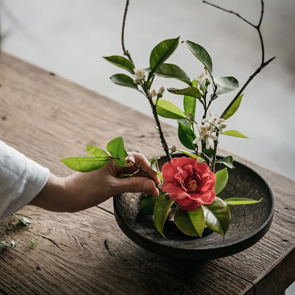 alladaga Stainless Steel Pin Flower Frog Arrangement Holder 80mm (3.2 Inch) | 331 Needles for Stable Floral Crafting - view 3