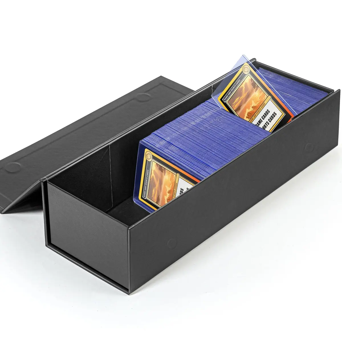 tutata Trading Card Storage Box Holds 900+ Cards | Durable, Waterproof & Magnetic Closure - main product image