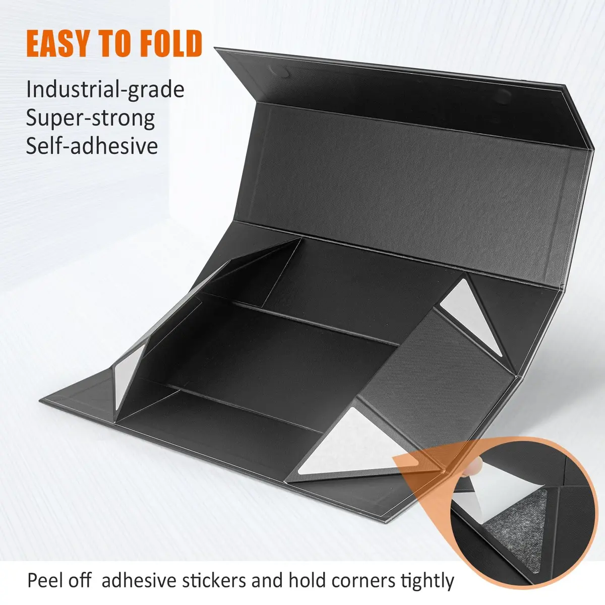 tutata Trading Card Storage Box Holds 900+ Cards | Durable, Waterproof & Magnetic Closure - view 3