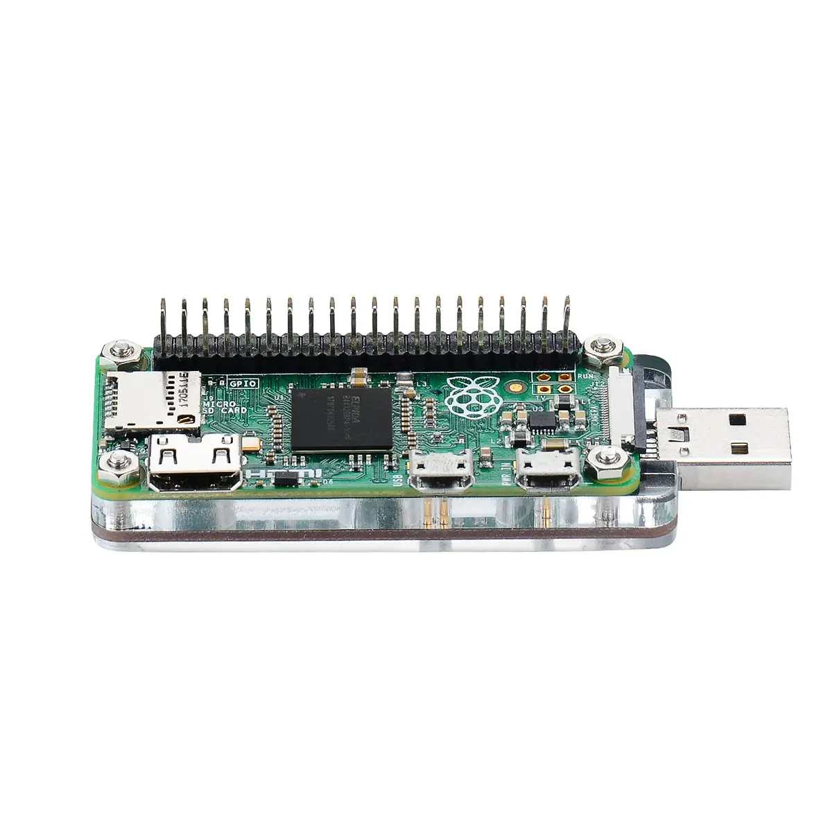 GeeekPi USB Dongle Expansion Board with Case for Raspberry Pi Zero/Zero 2 | Converts Pi Zero to PC Stick - view 5