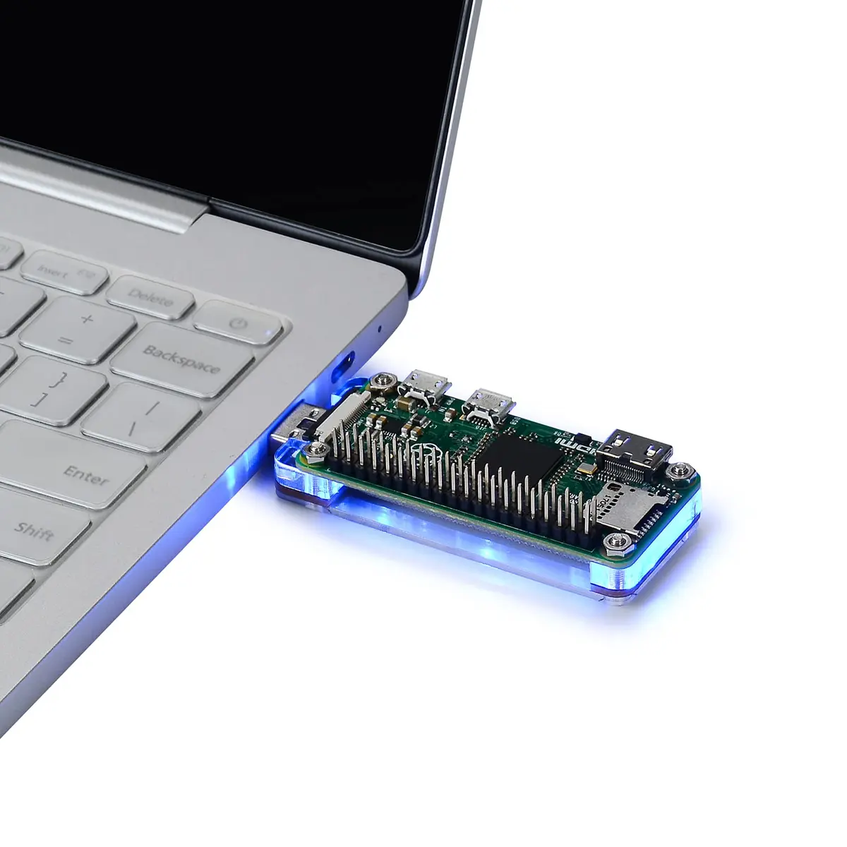 GeeekPi USB Dongle Expansion Board with Case for Raspberry Pi Zero/Zero 2 | Converts Pi Zero to PC Stick - view 2