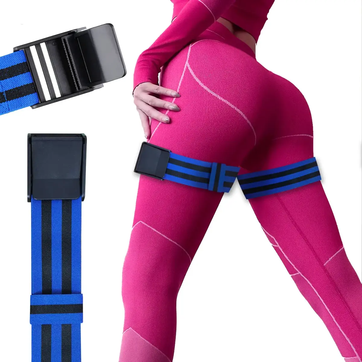 ROSYQUARZ BFR Booty Bands 89.9cm (35.4'') | Blood Flow Restriction Training for Glutes & Arms - main product image