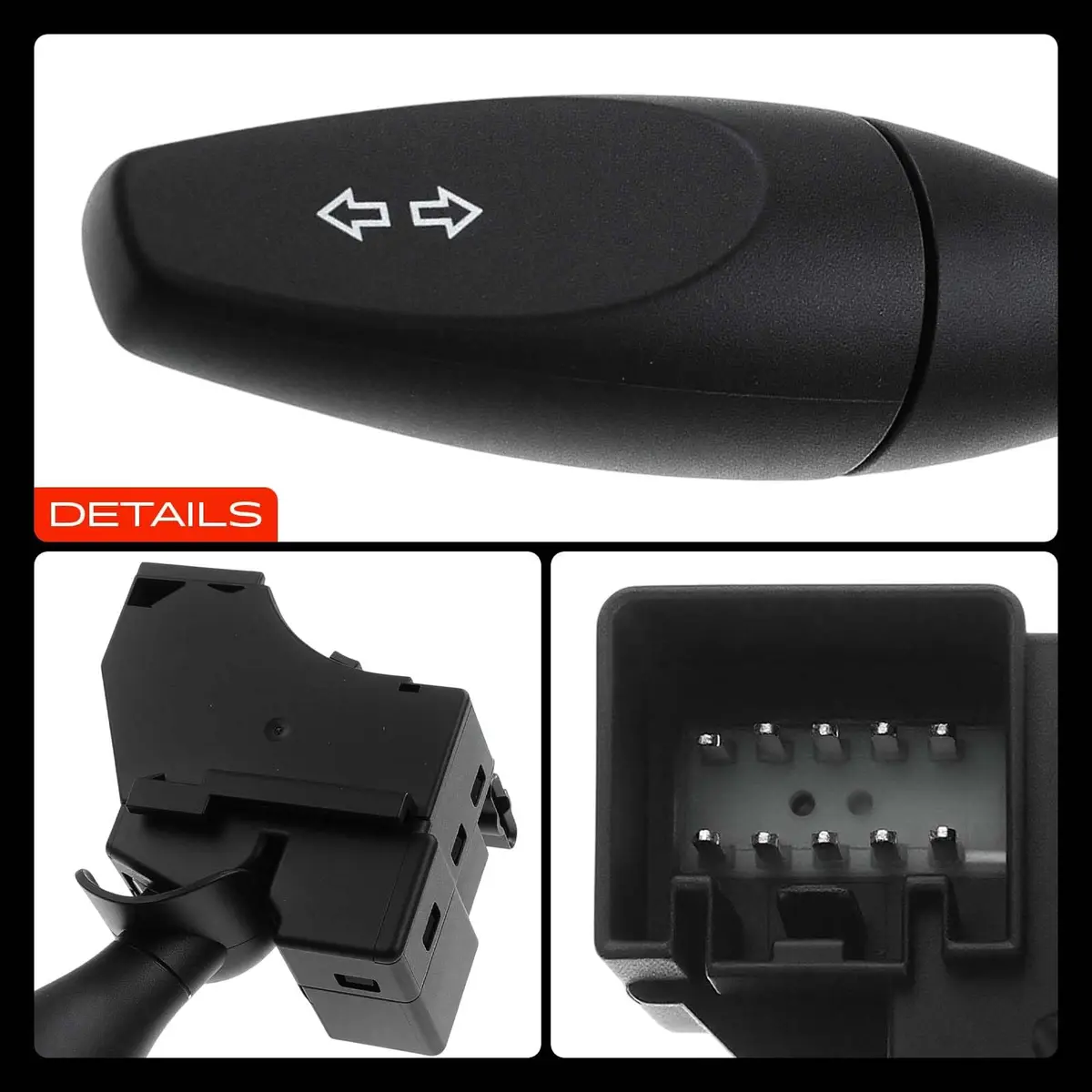 A-Premium Turn Signal Switch Multifunction Switch Compatible with Ford | OEM-Quality, Bolt-On Fit, 12V, One Year Guarantee - view 9