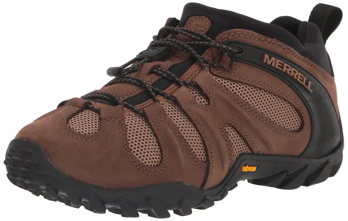 Merrell Chameleon 8 Stretch Hiking Shoe, Earth, 7 Medium | Lightweight, Breathable & Durable for Outdoor Adventures - main product image