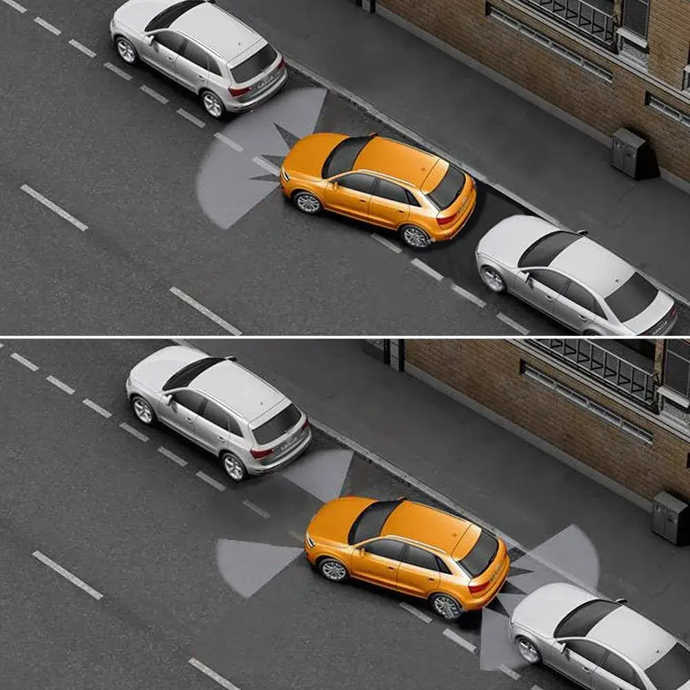 ELSNU Car Parking Sensors Kit Reverse Radar System 8 Sensors (Black) | Dual-Core Work for Accurate Detection - view 3