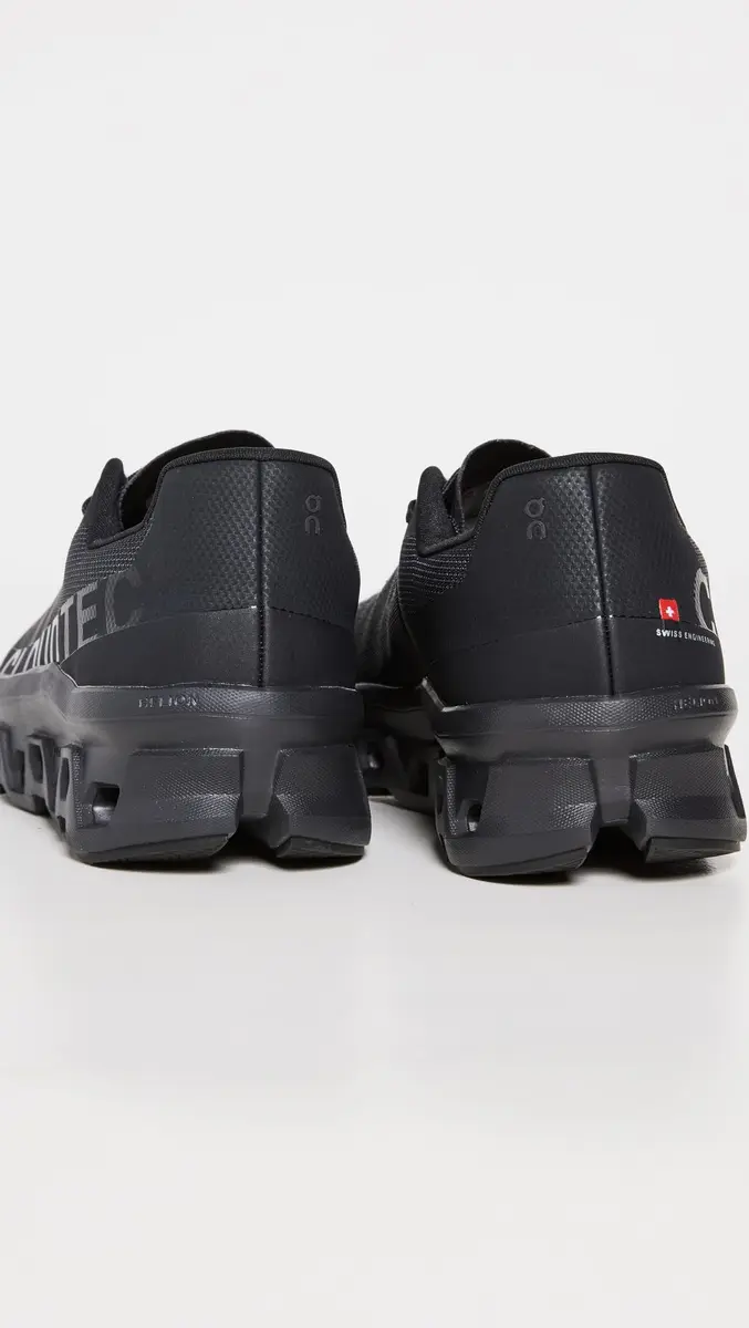 On Men's Cloudmonster Sneakers All Black Size 8 | Breathable Mesh Running Shoe - view 5