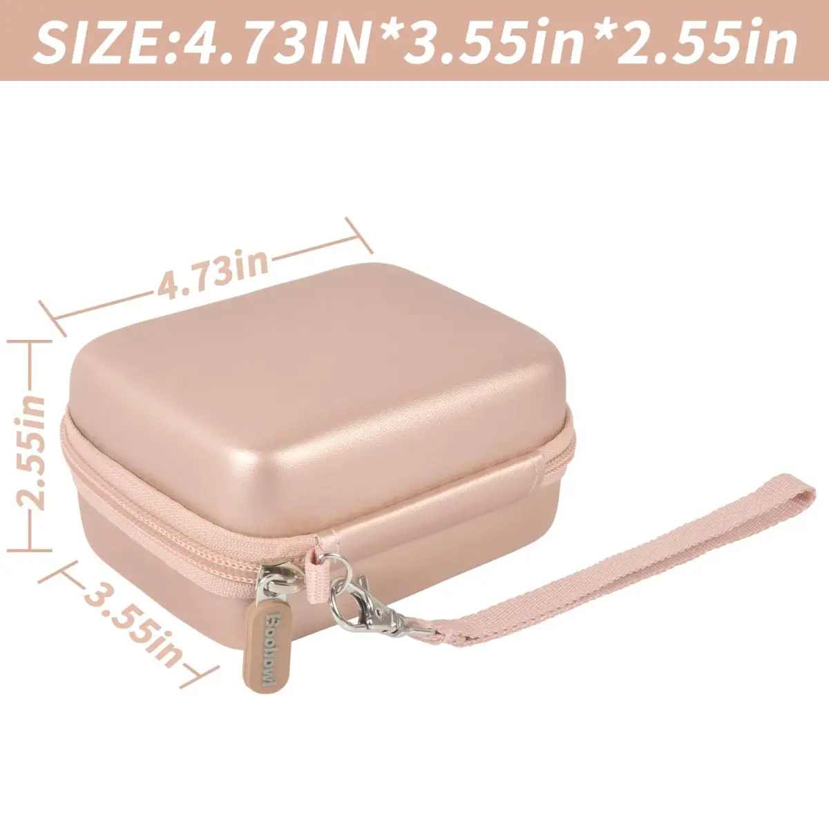 Boobowl Camera Case for Kodak PIXPRO FZ55/FZ45 with Bump Divider, 13cm (5in) x 13.3cm (5.2in) x 6.2cm (2.5in) | Protects Compact Cameras from Bumps and Scratches - view 5