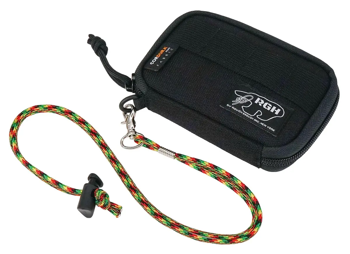 RE ROUGH ENOUGH Wallet for Teen Boy Men with Lanyard, RFID Card Holder, Black | Detachable Neck & RFID Shield - view 9