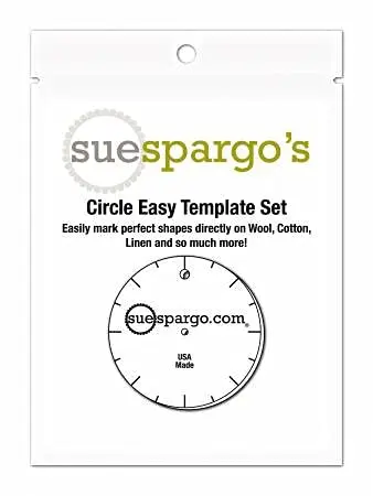 Sue Spargo Circles Easy Creative Stitching Templates Set - 9 Piece Set, 1"-3" Diameters | Classic Quilting & Sewing Tools - view 2