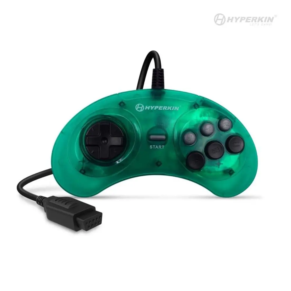 Hyperkin GN6 Wired Controller for Sega Genesis | 8-Way D-Pad & 6 Buttons, 6ft Cable - view 3