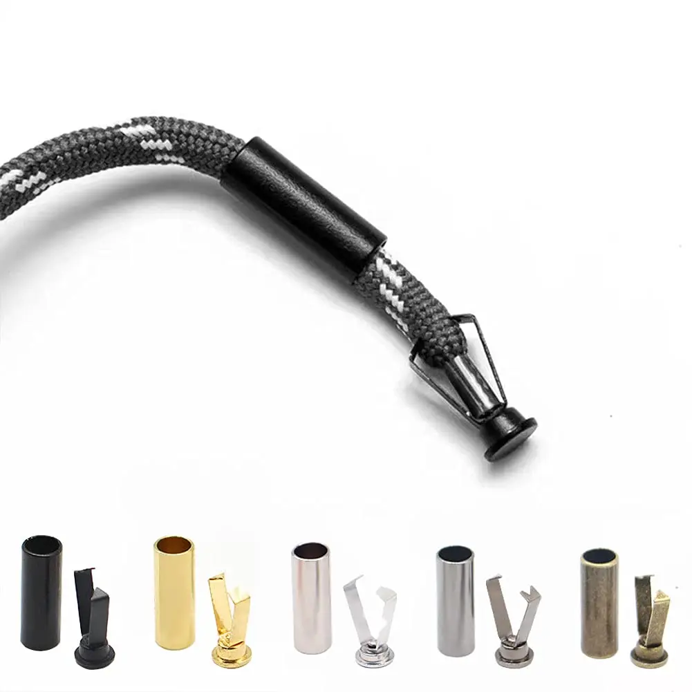 GeoGeoDIY Alloy Shoelace Tips 50 Sets | Durable Metal Aglets for DIY Shoe Laces & Clothes - view 3