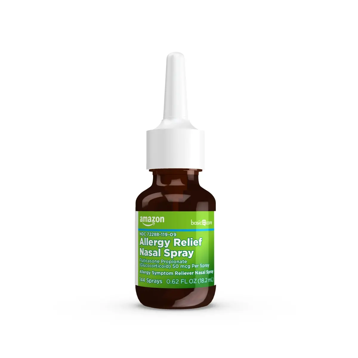Amazon Basic Care 24-Hour Allergy Relief Nasal Spray 0.62 Fl Oz (18.3ml) | Fluticasone Propionate 50mcg Non-Drowsy - view 6