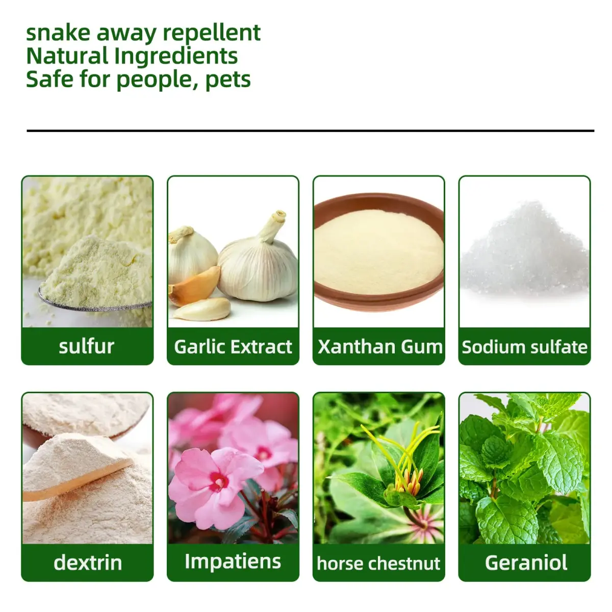 USKICH Natural Snake Repellent Balls 10 Pack | Repels Snakes, Rats & Pests Outdoors & Indoors - view 2