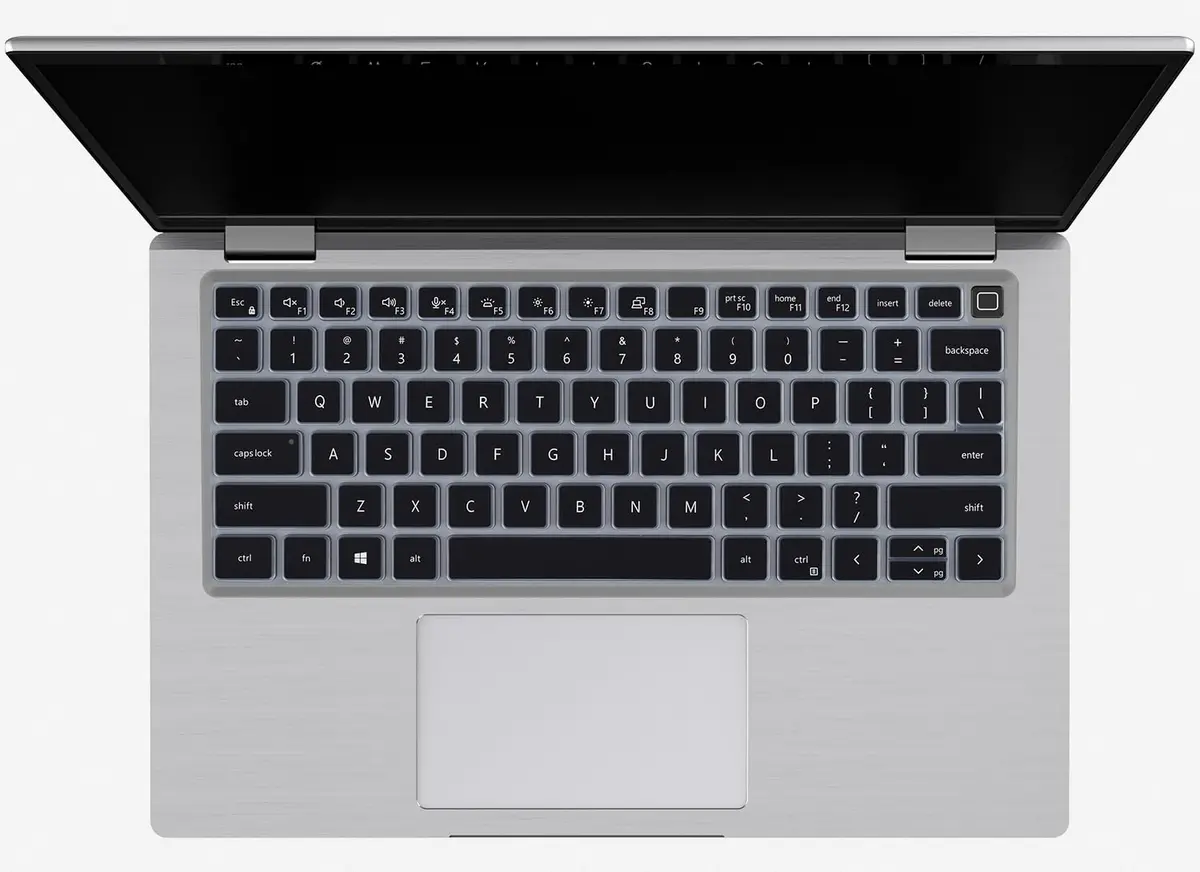 CaseBuy Black Silicone Keyboard Cover Skin for Dell Latitude 3440-2022 Laptops, 14" (35.56 cm) - view 7