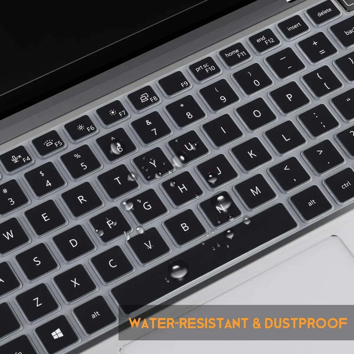 CaseBuy Black Silicone Keyboard Cover Skin for Dell Latitude 3440-2022 Laptops, 14" (35.56 cm) - view 4