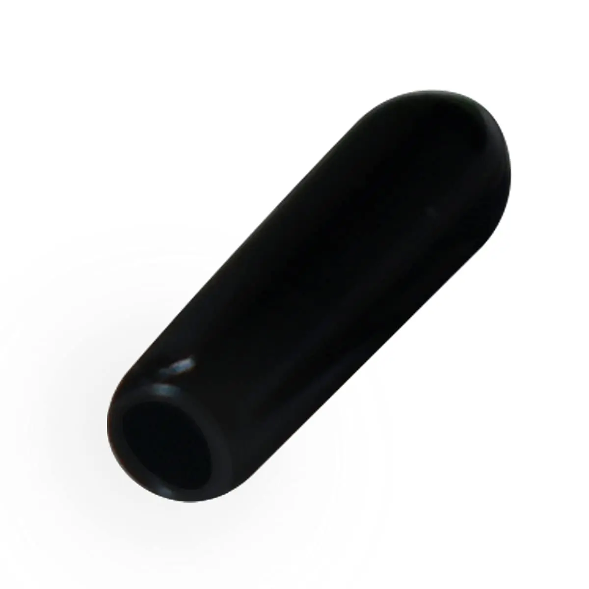 yuntop Black Flexible Rubber End Caps for 5mm-5.5mm Pipes, 50 Count | Protects Threads, Tubes & Rods - view 2