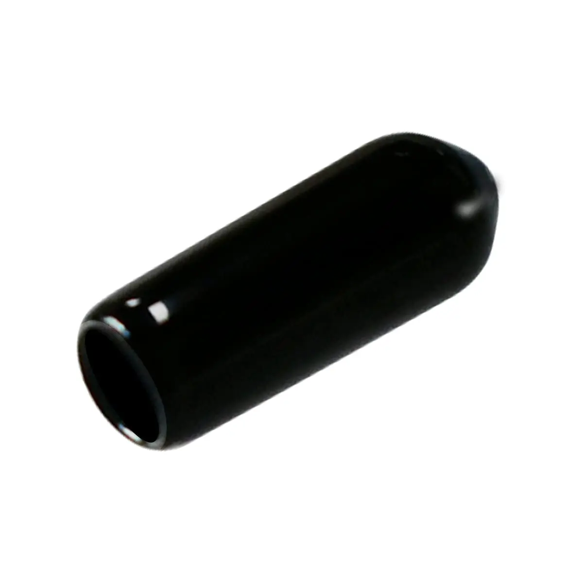 yuntop Black Vinyl Flexible End Caps for Pipes, Tubing & Rods (50-Pack, 6.5mm-7mm) - view 2