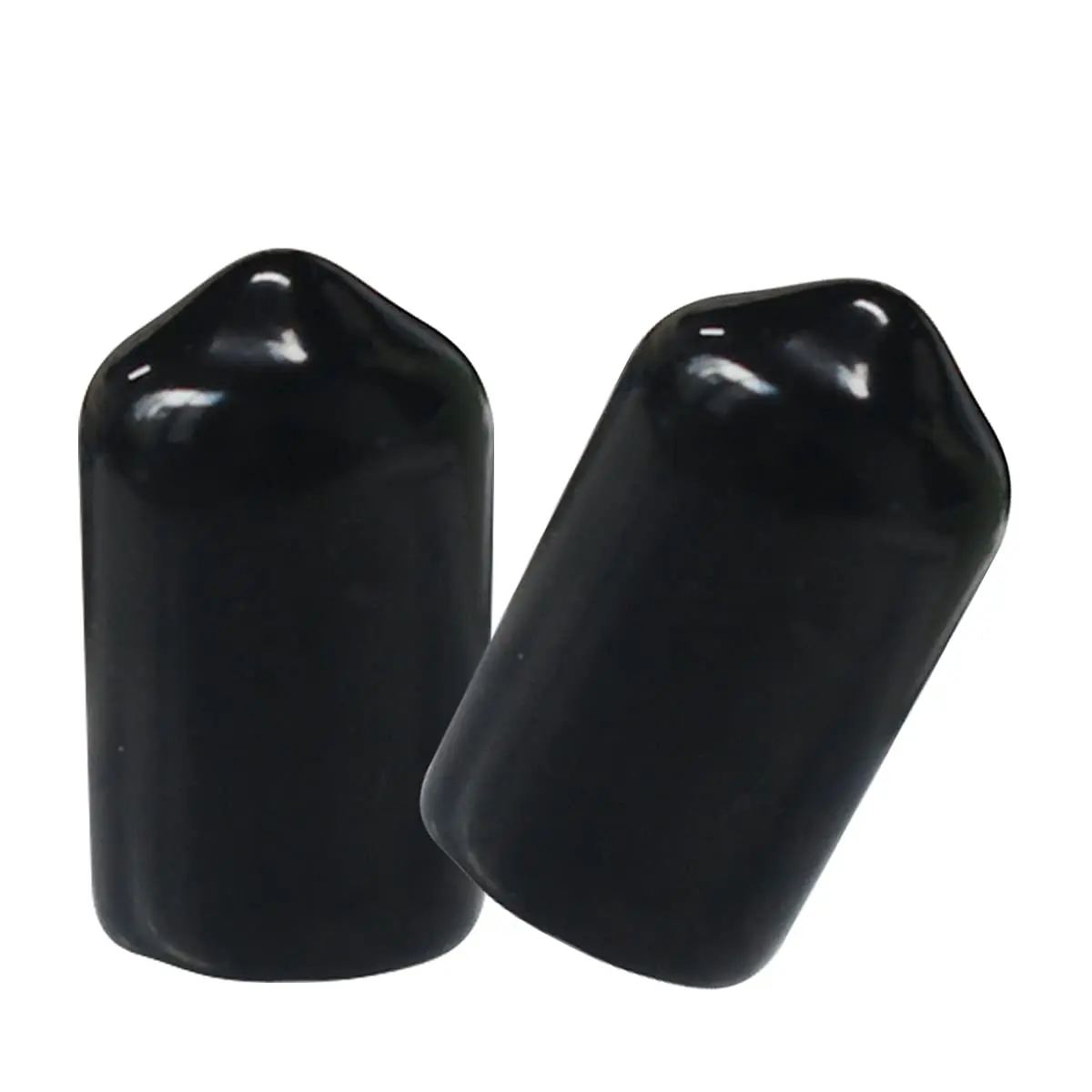 yuntop 50pcs Black Rubber End Caps for 8mm-8.5mm (5/16 Inch) Screws, Tubes, Pipes | Protective Thread Covers - view 3