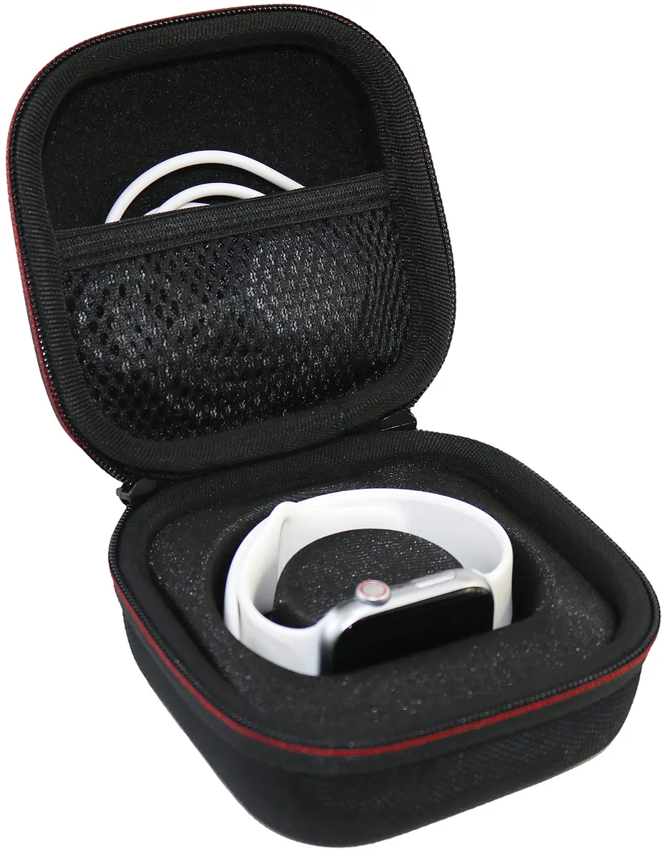 Maoershan Carrying Case Compatible with Apple Watch Series SE/7/6/5/4/3/2/1 45mm 44mm 42mm 40mm 38mm | Hard Shell Travel Storage Bag - view 2