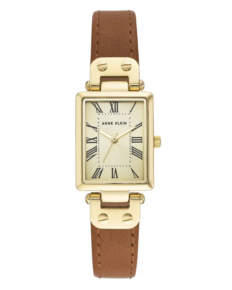 Anne Klein Women's Leather Strap Watch, AK/3752 | Elegant Analog Watch with Roman Numerals - main product image