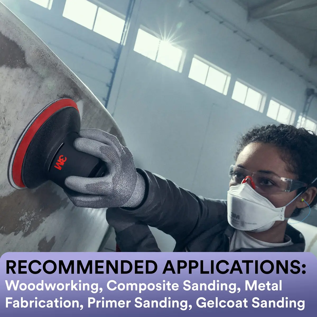 3M Xtract Net Disc 710W 6 in | Dust-Free Sanding with Cubitron Grain - view 6