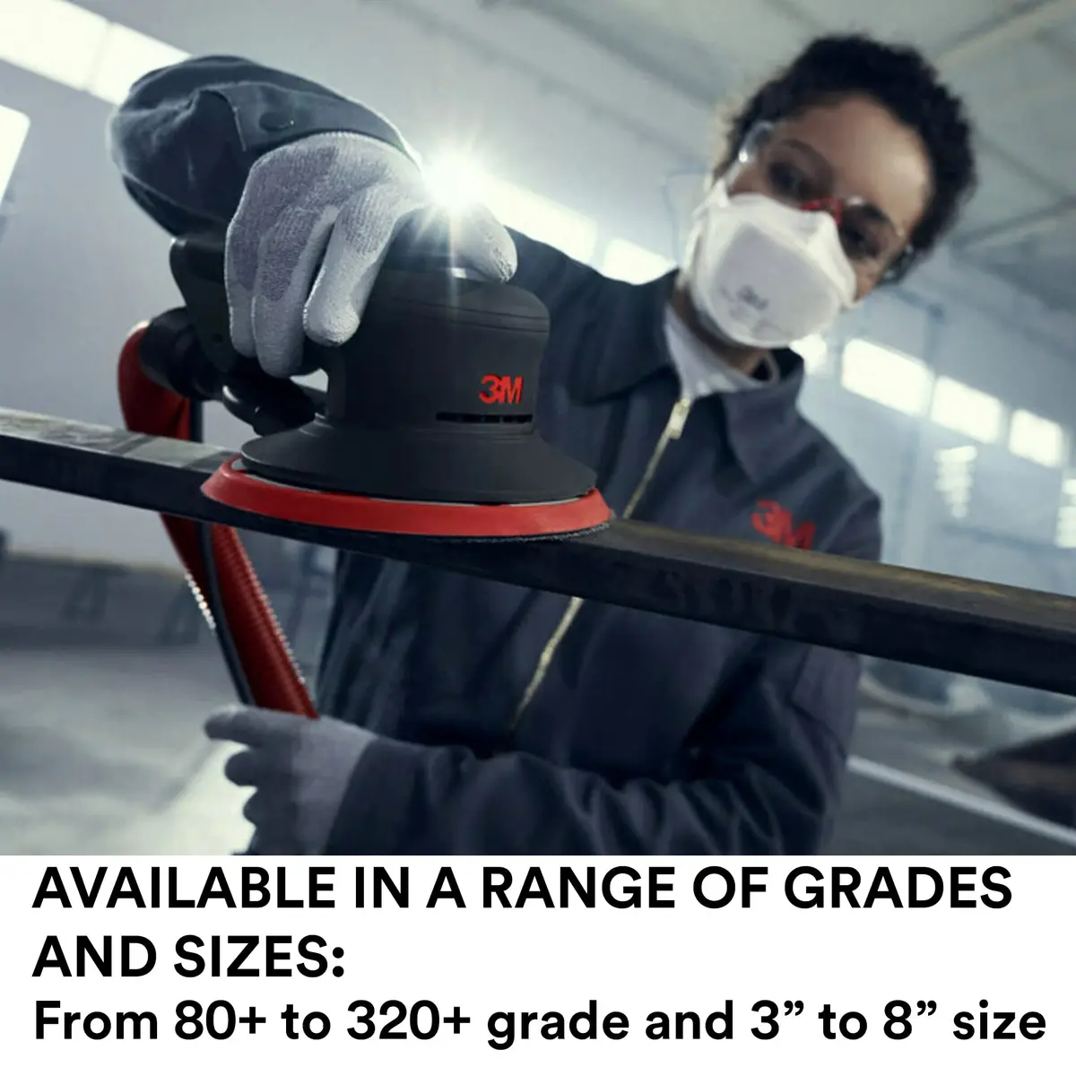 3M Xtract Net Disc 710W 180+ Grit 3 inch (75mm) Hook and Loop Sanding Discs (Pack of 50) | Virtually Dust-Free for Metal, Wood, Composites - view 7