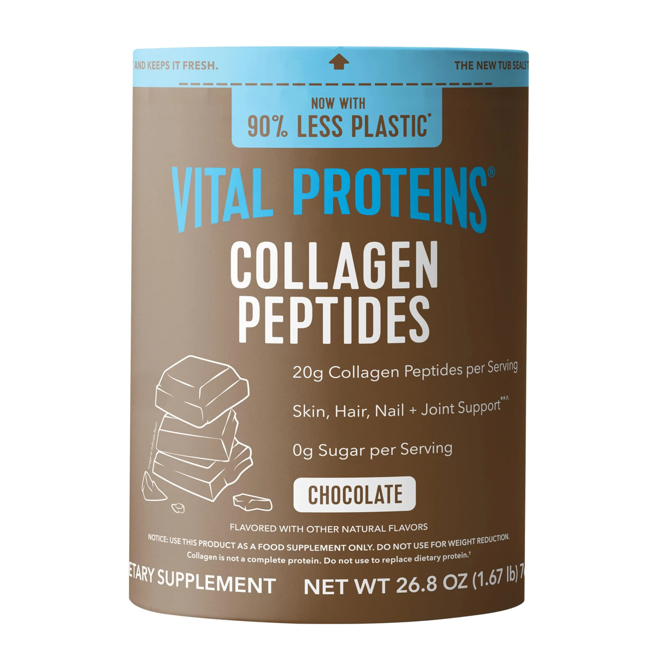 Vital Proteins Collagen Peptides Powder Unflavored | Hydrolyzed Collagen for Skin, Hair, Nails & Joints - main product image