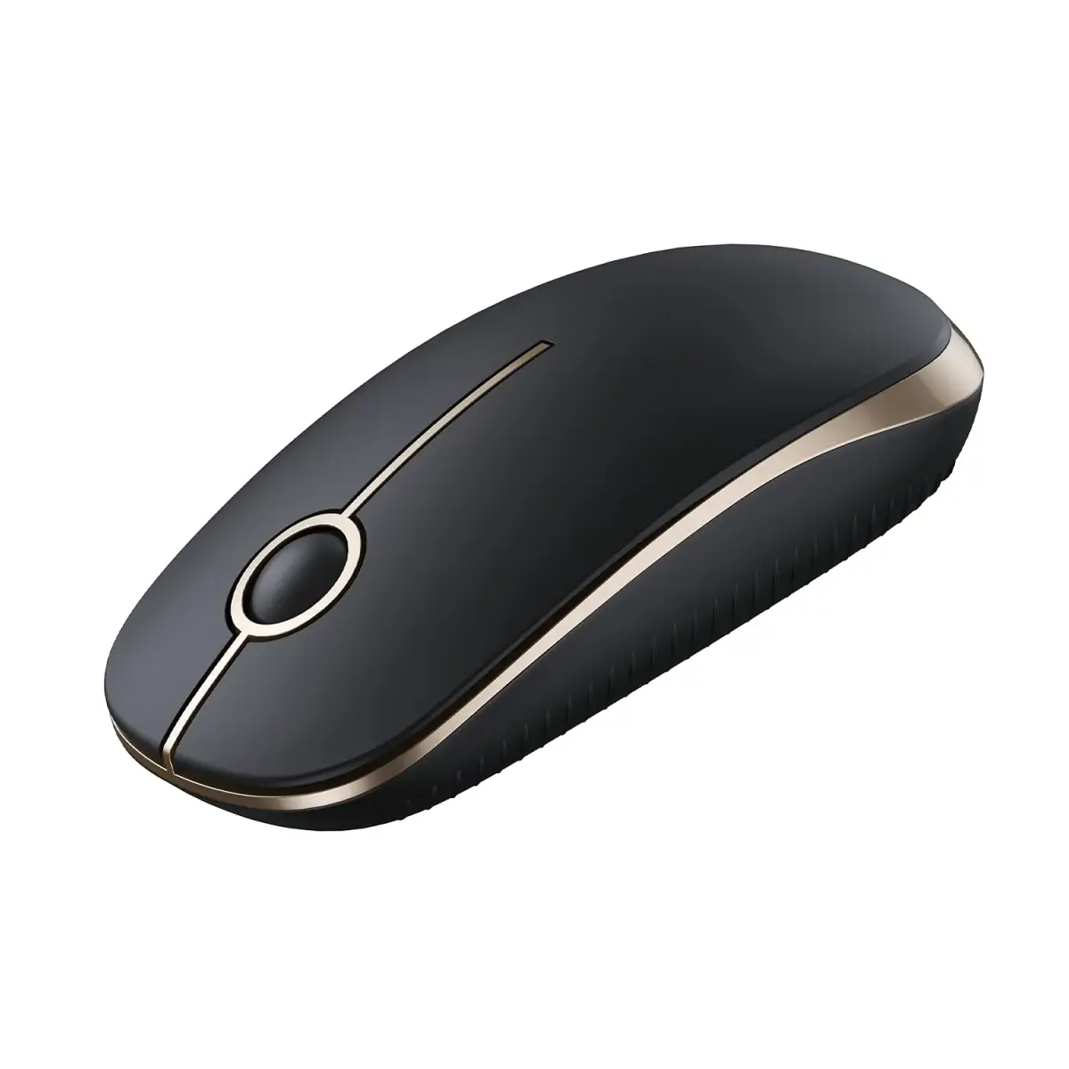 VssoPlor Wireless Mouse, Black and Gold, 4.7 x 2.6 inch (11.9 x 6.6 cm) | Silent Clicking & Stable 2.4GHz Connection - view 9