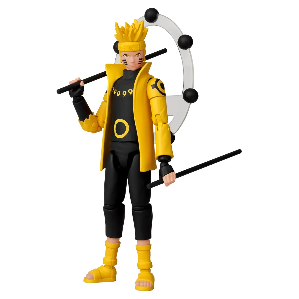 Tamagotchi Naruto Uzumaki Sage of Six Paths Action Figure | 6.5-inch Anime Hero with 20+ Articulations - main product image