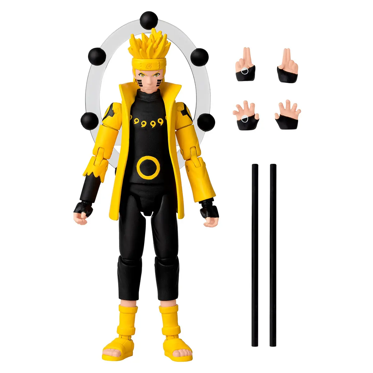 Tamagotchi Naruto Uzumaki Sage of Six Paths Action Figure | 6.5-inch Anime Hero with 20+ Articulations - view 4