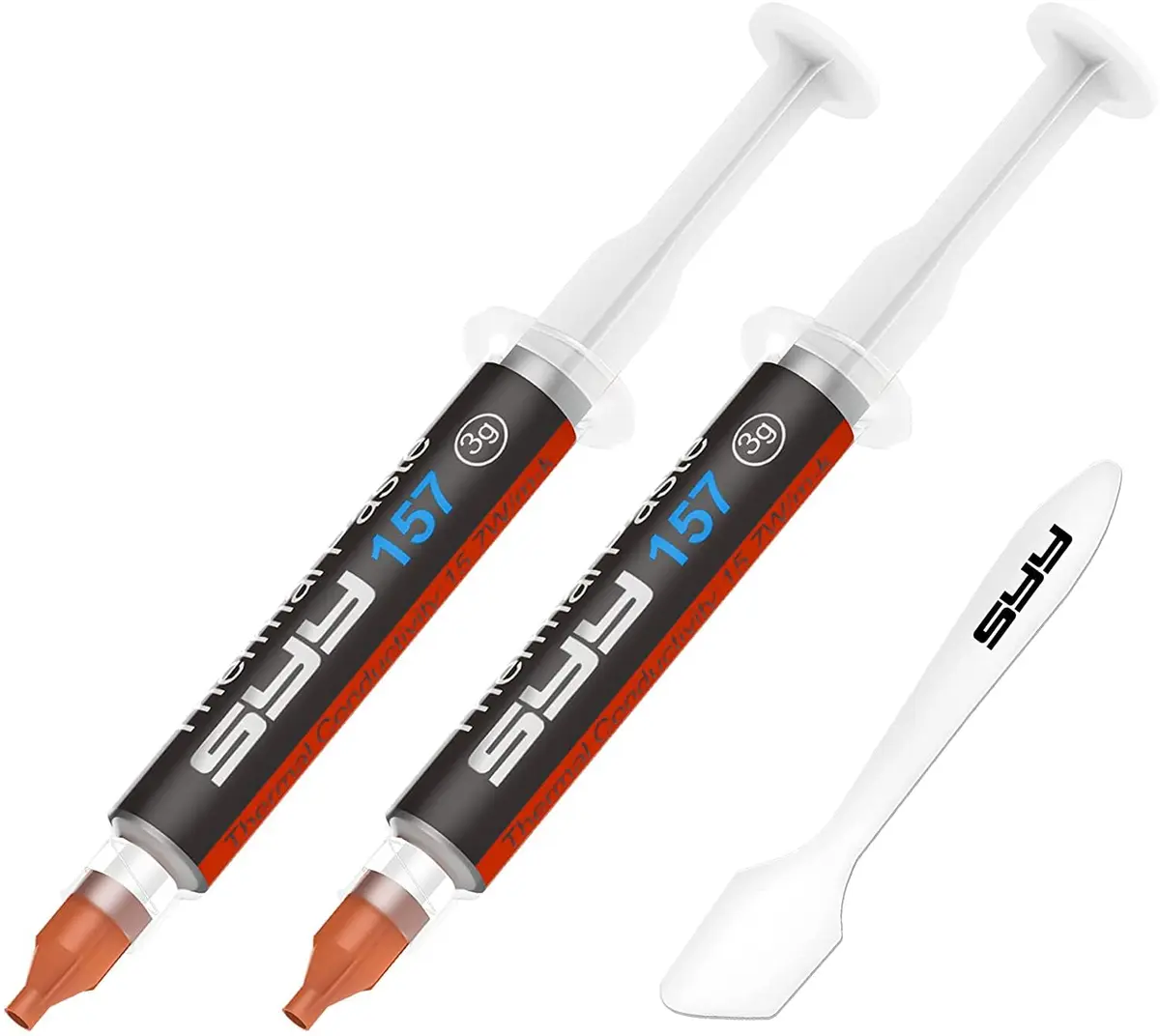 SYY Thermal Paste 6g CPU Compound with Toolkit for CPU/GPU/All Coolers | Carbon-Based, Easy to Apply, Long-Lasting Cooling - main product image