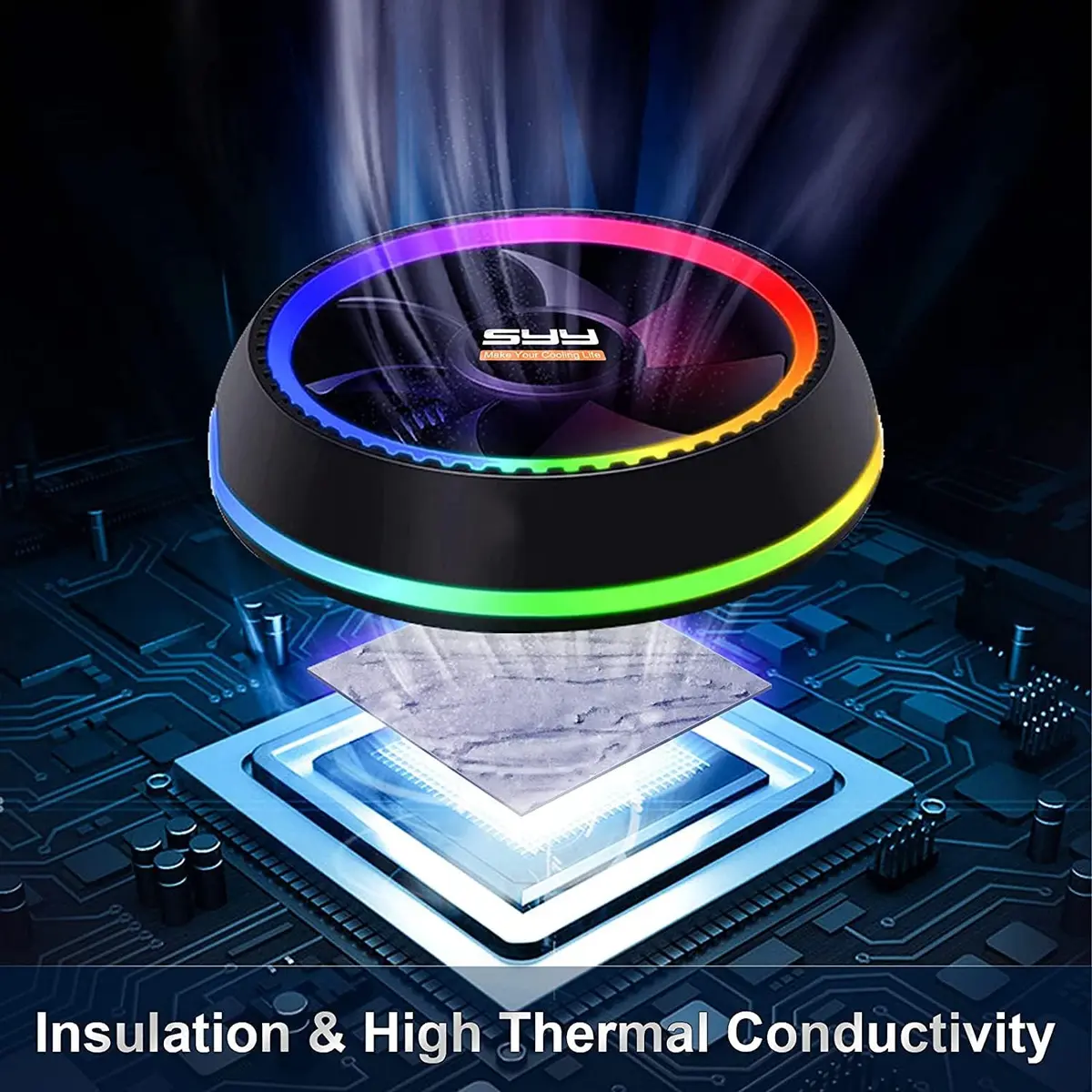 SYY Thermal Paste 6g CPU Compound with Toolkit for CPU/GPU/All Coolers | Carbon-Based, Easy to Apply, Long-Lasting Cooling - view 6