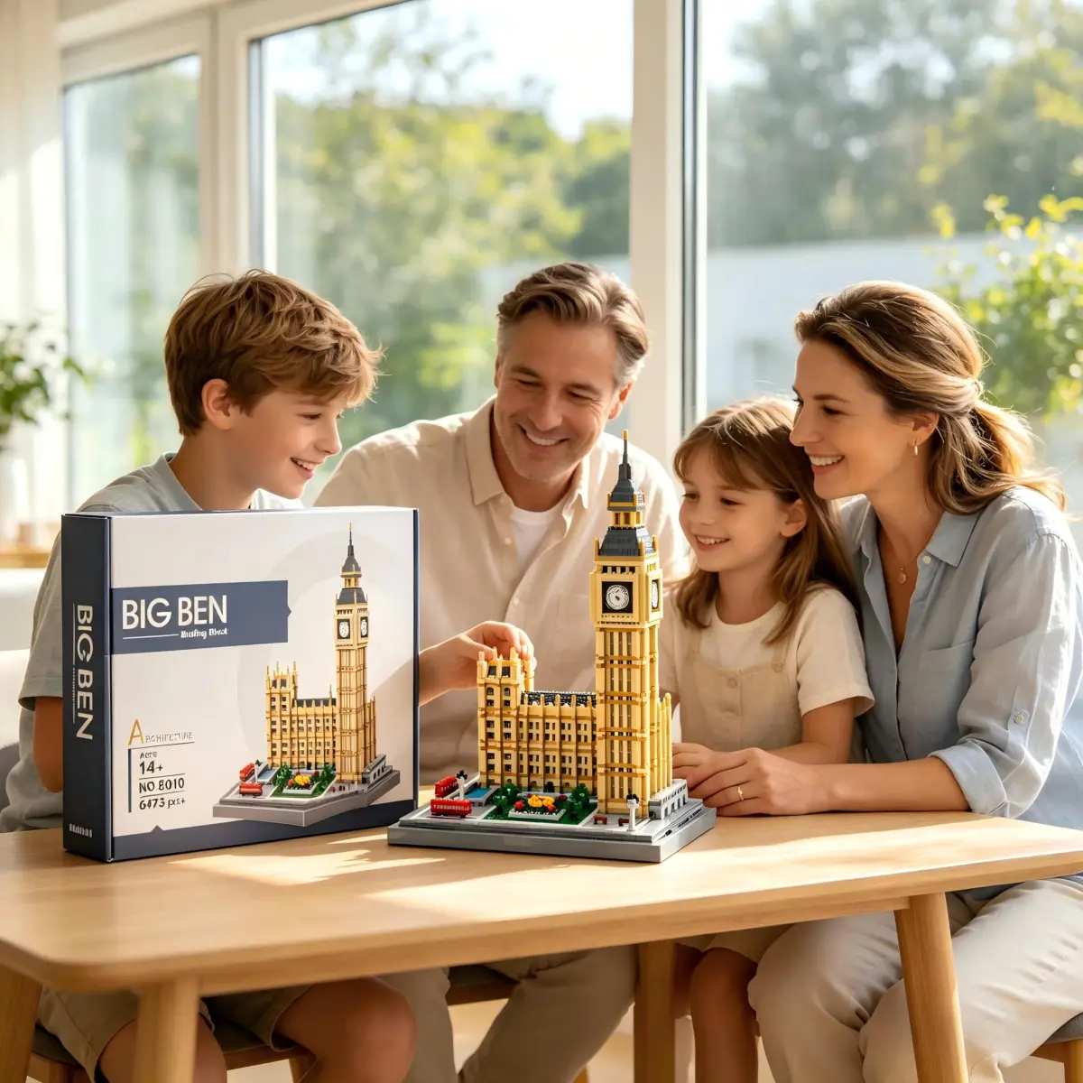 KLMEi London Big Ben Micro Building Blocks Set 4112 PCS | Educational STEM Toy for Ages 14+ - view 7