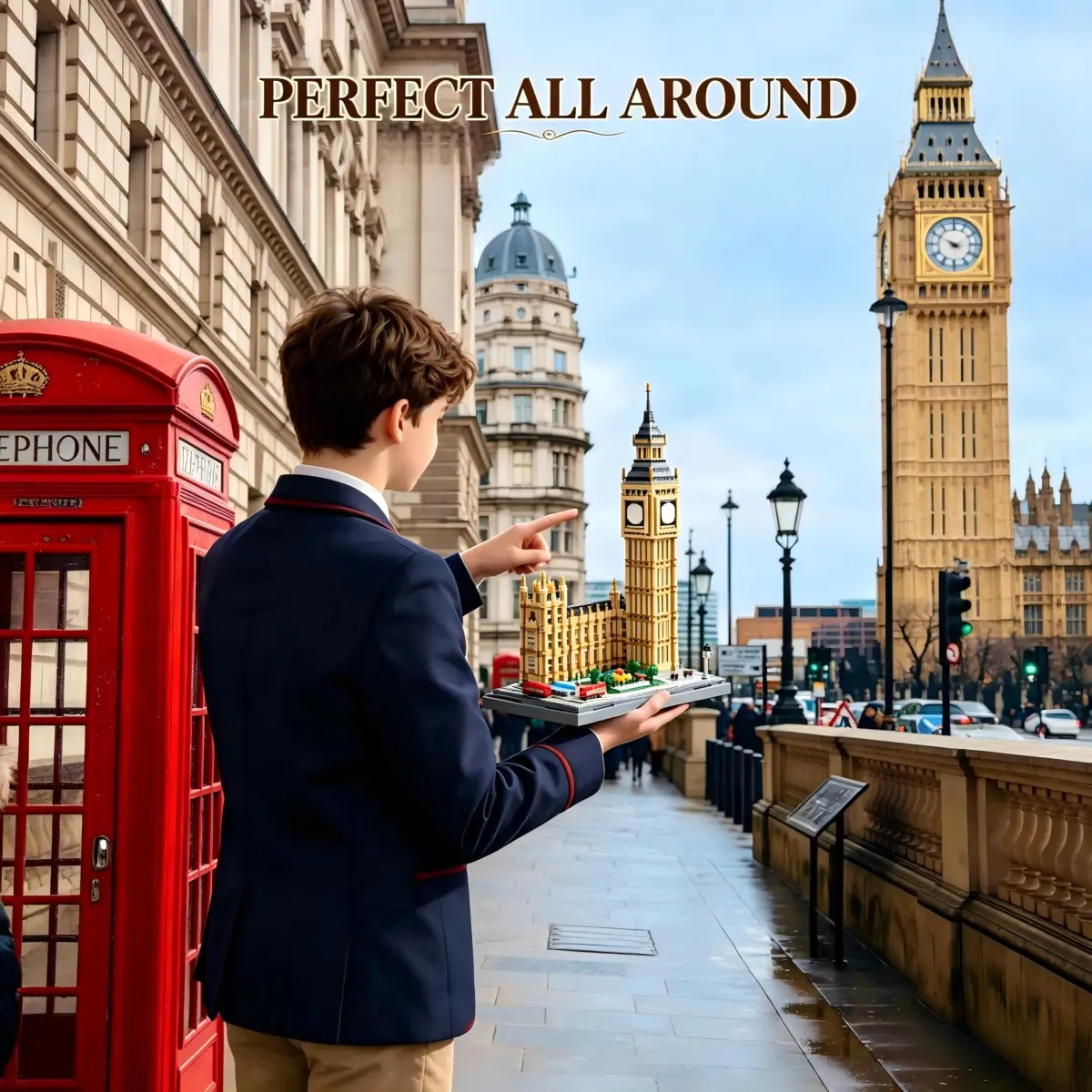 KLMEi London Big Ben Micro Building Blocks Set 4112 PCS | Educational STEM Toy for Ages 14+ - view 4