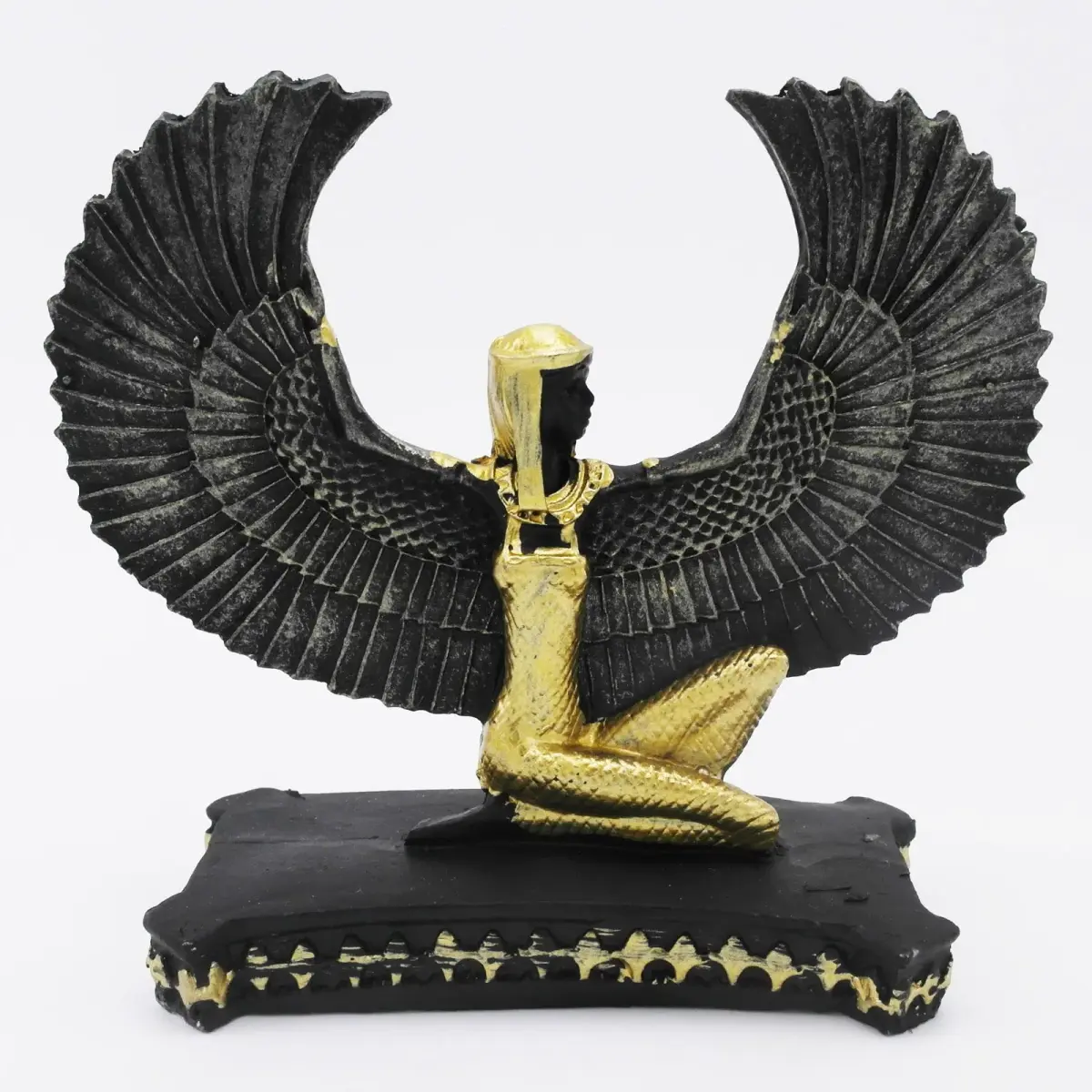 Kocris Casa Ancient Egypt Goddess Aquarium Ornament 10.4cm (4.1") | Resin Fish Tank Decor for Betta & Reptiles - view 2