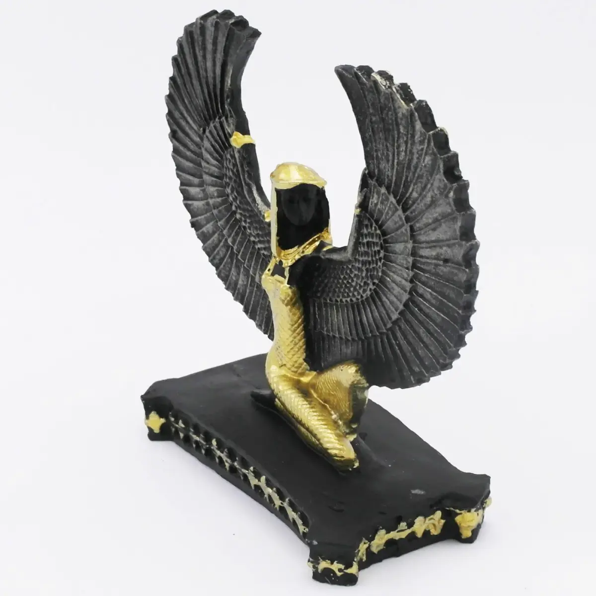 Kocris Casa Ancient Egypt Goddess Aquarium Ornament 10.4cm (4.1") | Resin Fish Tank Decor for Betta & Reptiles - view 3