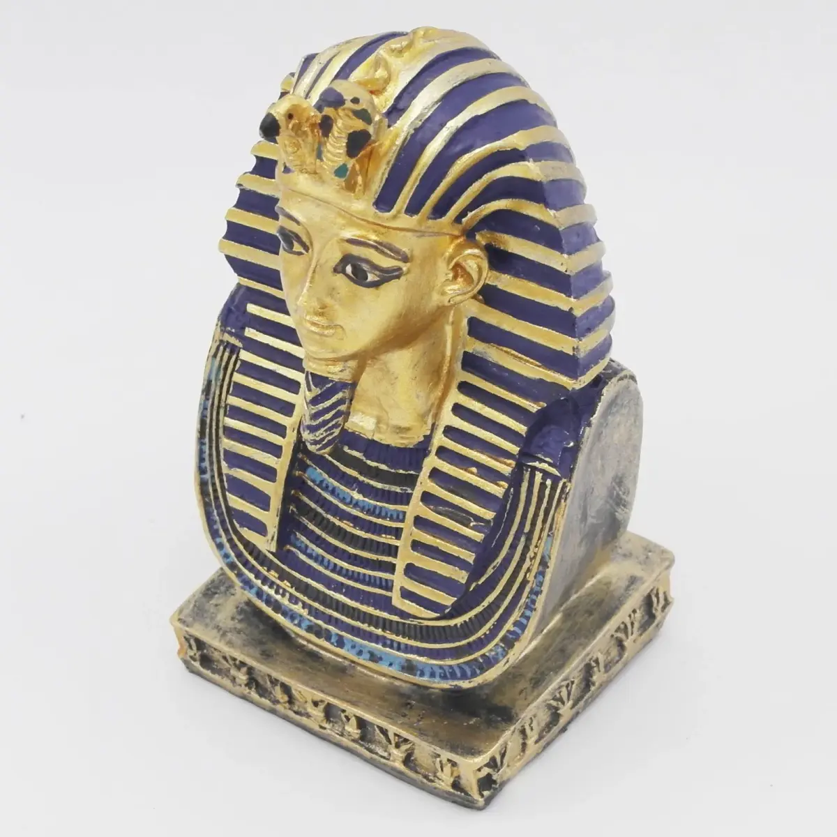 Kocris Casa Egyptian Pharaoh Fish Tank Decoration 10.5cm (4.1") | Ancient Egypt Reptile Terrarium Ornament - view 2